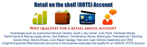 AMSOIL Factory Direct Retain On the Shelf
Account