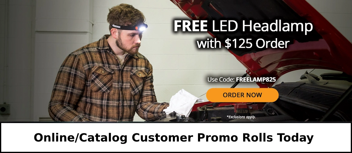 AMSOIL Online/Catalog Customers Receive a free LED headlamp with their order of $125