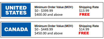 AMSOIL
Free Shipping Guidelines for Commercial Accounts