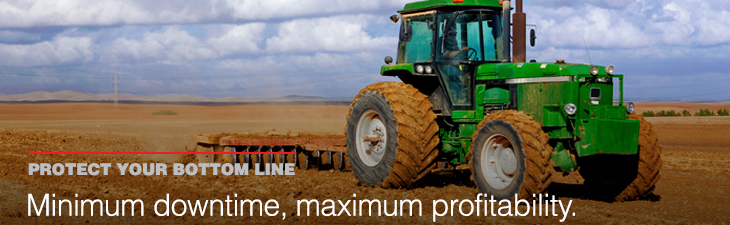 AMSOIL lubricants help
minimize equipment downtime