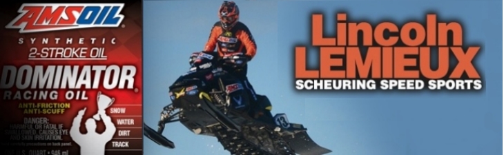 AMSOIL lubricants used in racing sleds