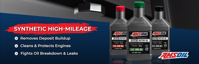 Guide to AMSOIL High-Mileage Synthetic Lubricants