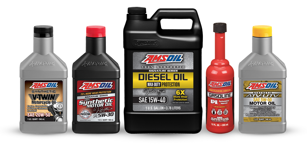 AMSOIL fuel additives, AMSOIL Motor oil, AMSOIL Diesel Oil, AMSOIL ATV Oil, AMSOIL V-Twin Oil