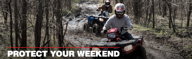 Protect UTV during off-road adventures
with AMSOIL ATV/UTV lubricants