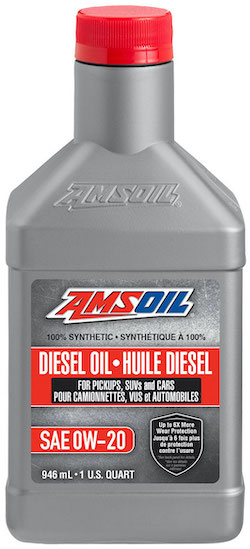 AMSOIL Synthetic Diesel Oil SAE 0W-20