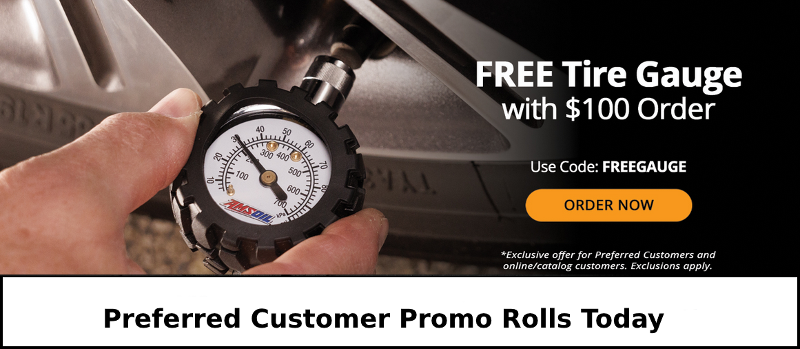 AMSOIL Preferred Customers Receive Free Tire Gauge