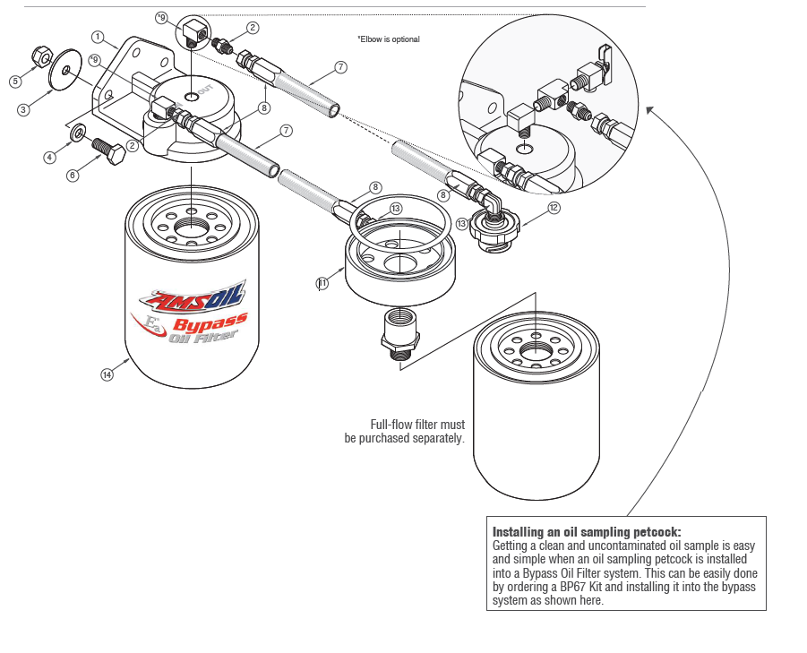Duramax 6.6L Single-Remote Oil Bypass System