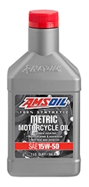 AMSOIL 15W-50 Synthetic Metric Motorcycle Oil