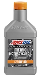 AMSOIL 5W-40 Synthetic Metric Motorcycle Oil